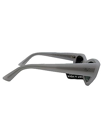 Ray-Ban Ray-Ban Zena Cat-Eye Sunglasses in White Acetate (view 2)