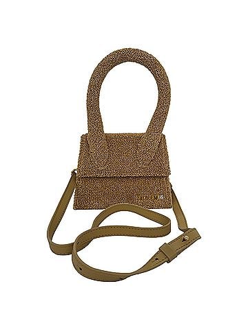 Jacquemus Jacquemus Le Chiquito in Brown Raffia (view 1)