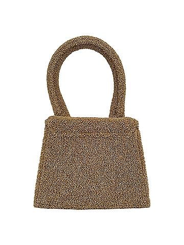 Jacquemus Jacquemus Le Chiquito in Brown Raffia (view 2)