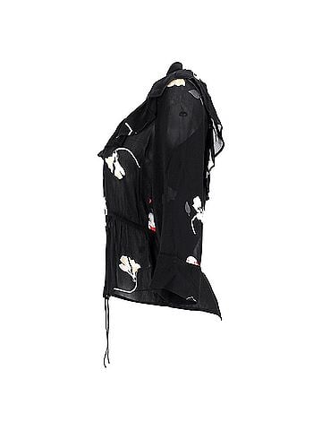 Ganni Ganni Lorita Printed Blouse in Black Viscose (view 2)
