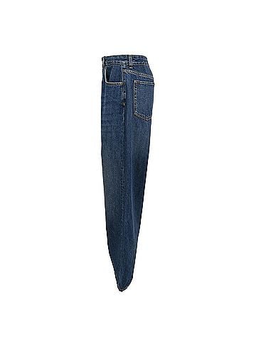 Miu Miu Miu Miu Wideleg Denim Jeans in Blue Cotton (view 2)