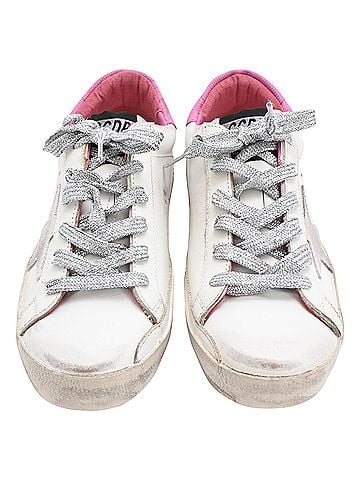 Golden Goose Golden Goose Super-Star Sneakers in White Leather (view 2)