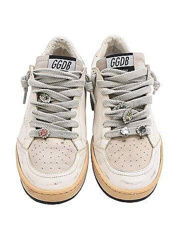 Golden Goose Golden Goose Ball Star Retro Style Sneakers in White Leather (view 2)