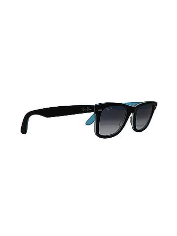 Ray-Ban Ray-Ban RB2140 Original Wayfarer 901 Sunglasses in Blue Acrylic (view 2)