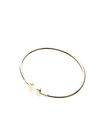 Tiffany & Co. Tiffany T-wire Bangle Yellow Gold (18K) No Stone Bangle Gold (view 2)