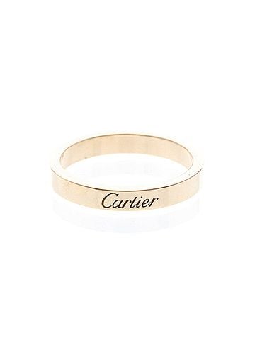 Cartier Cartier Cartier C De Cartier Ring Pink Gold (18K) Fashion No Stone Band Ring Pink Gold (view 1)
