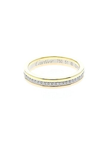 Cartier Cartier Louis Cartier Vendôme Ring Yellow Gold (18K),Pink Gold (18K),White Gold (18K) Fashion Diamond Band Ring Gold (view 1)