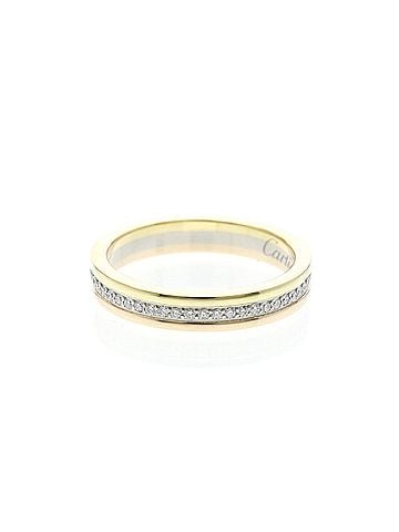 Cartier Cartier Louis Cartier Vendôme Ring Yellow Gold (18K),Pink Gold (18K),White Gold (18K) Fashion Diamond Band Ring Gold (view 2)
