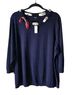 Talbots 55% Cotton 45% Tencel 100% Silk Blue Pullover Sweater Size 2X - photo 1