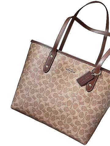 Coach Leather Tote (view 2)