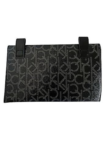 Calvin Klein Signature CK Pattern Card Wallet Clutch (view 2)