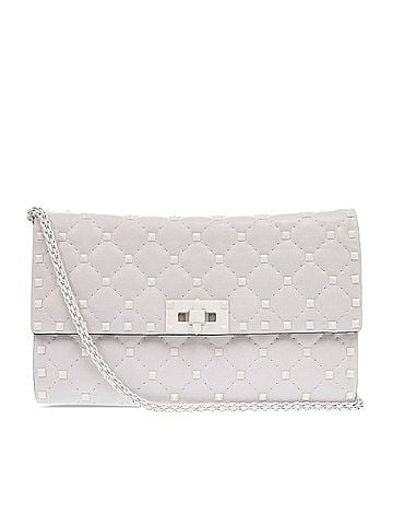 Valentino Lambskin Free Rockstud Spike Wallet On Chain (view 1)