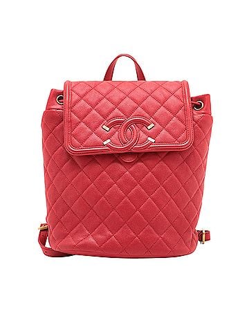 Chanel Quilted Caviar CC Filigree Backpack (view 1)