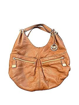 Michael Kors Layton Tan Gold Pebbled Leather Hobo (view 1)