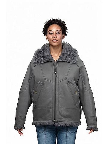 Lusso Evolve Jacket in Smoke (view 2)