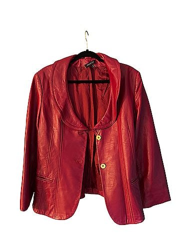 Anne Klein Leather Jacket (view 1)