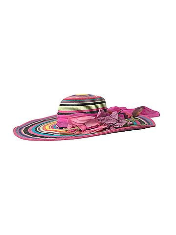 Dolce & Gabbana Multicolor Fantasy Wide Brim Floppy Women's Hat (view 2)