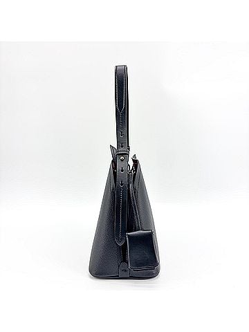 Prada Matinee Saffiano Leather Black Leather Handbag (view 2)