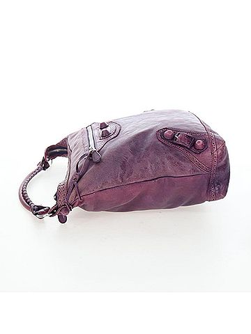 Balenciaga Covered Giant Brogues Day Hobo Leather Purple Leather Shoulder Bag Bag (view 2)