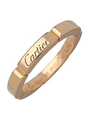 Cartier Maillon Panthere Band 18K Rose Gold Gold Yellow_Gold Ring Jewelry (view 1)