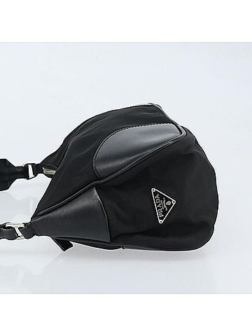 Prada Shoulder Tessuto Black Nylon Shoulder Bag Bag (view 2)