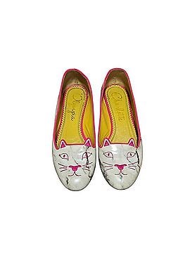 Charlotte Olympia White Kitty Marble Flats (view 2)