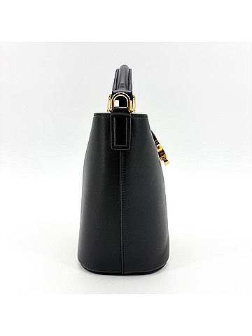 Céline Louise Leather Black Calfskin Handbag (view 2)