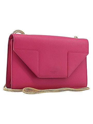 Saint Laurent Betty Leather Pink Leather Handbag (view 1)