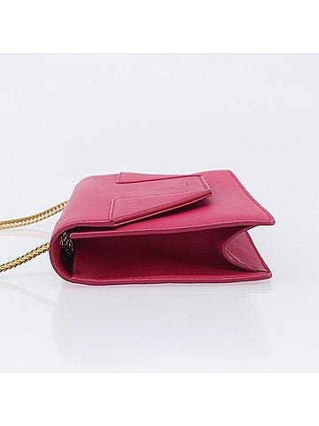 Saint Laurent Betty Leather Pink Leather Handbag (view 2)