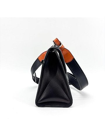 Prada Monochrome Saffiano Leather Navy Leather Tote Bag Bag (view 2)