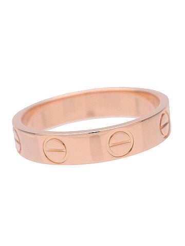 Cartier Love Band 18K Rose Gold Gold Rose_Gold Ring Jewelry (view 2)