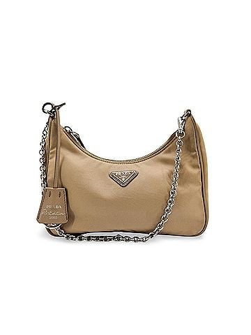 Prada Re-Edition 2005 Tessuto Beige Nylon Shoulder Bag Bag (view 1)