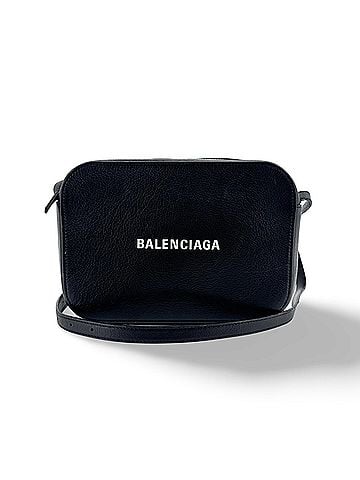 Balenciaga Everyday Camera Leather Black Leather Handbag (view 1)
