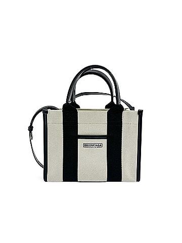 Balenciaga Hardware Canvas Black Canvas Tote Bag Bag (view 1)