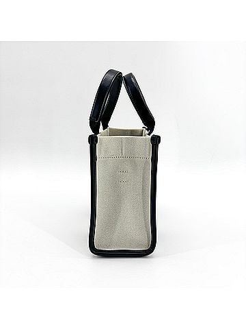 Balenciaga Hardware Canvas Black Canvas Tote Bag Bag (view 2)