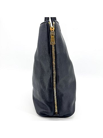 Prada Side Zip Convertible Vitello Daino Black Leather Tote Bag Bag (view 2)