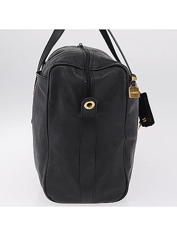 Loewe Travel Line Boston Black Leather Travel Bag Bag (view 2)