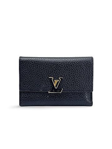 Louis Vuitton Capucines Taurillon Leather Black Leather Wallets Accessory (view 1)