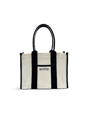 Balenciaga Hardware Canvas Black Canvas Tote Bag Bag (view 1)