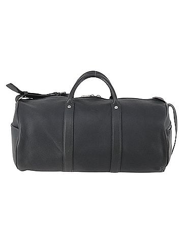Louis Vuitton Aerogram Keepall Bandouliere Leather Black Leather Travel Bag Bag (view 1)
