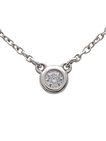Tiffany & Co. Elsa Peretti Diamonds By The Yard Pendant Sterling Silver With Diamond Silver Sterling_Silver Necklace Jewelry (view 1)