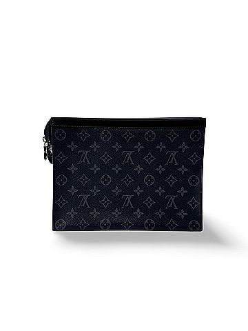 Louis Vuitton Pochette Voyage Monogram Eclipse Canvas Black Canvas Clutche &amp; Pouche Bag (view 1)