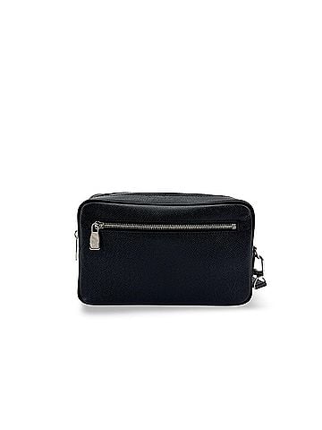 Louis Vuitton Kasai Clutch Taiga Leather Black Leather Clutche &amp; Pouche Bag (view 1)