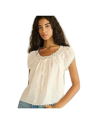 DÔEN Marinette Short Sleeve Blouse (view 1)