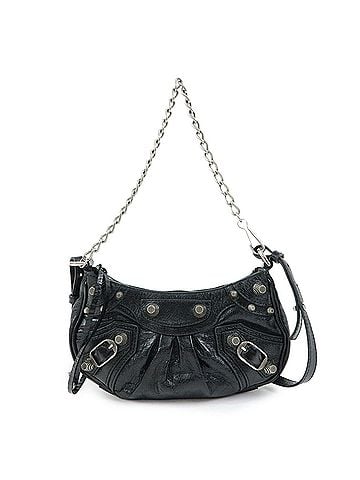 Balenciaga Le Cagole Giant Studs Chain Leather Black Leather Shoulder Bag Bag (view 1)