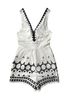 Maje Solid White Romper Size S - photo 1