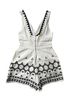 Maje Solid White Romper Size S - photo 2