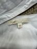 Maje Solid White Romper Size S - photo 3