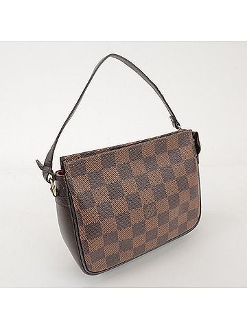 Louis Vuitton Trousse Make Up Damier Brown Canvas Clutche &amp; Pouche Bag (view 2)