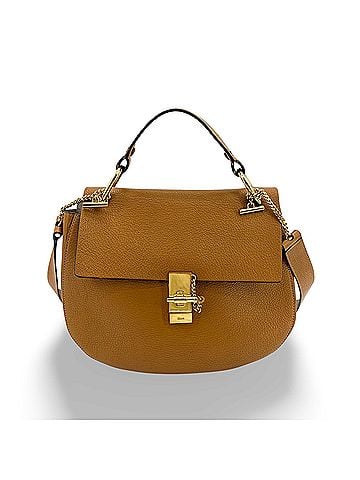 Chloé Drew Leather Brown Leather Crossbody Bag Bag (view 1)